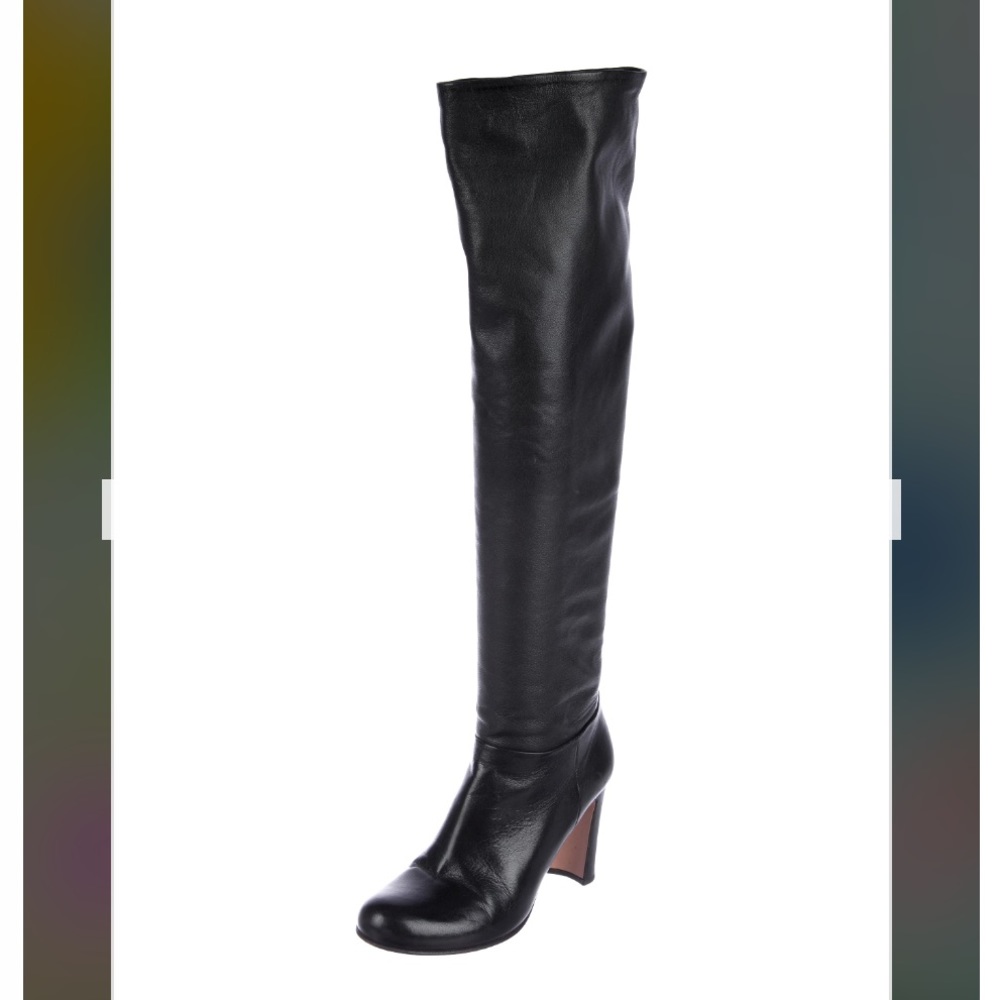 Prada knee high boots